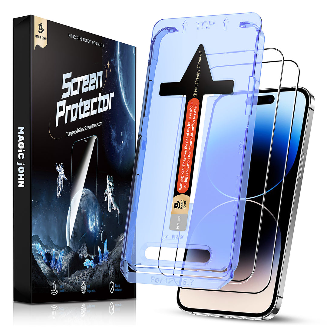 MagicJohn Screen Protector -Dust Free Without Bubbles