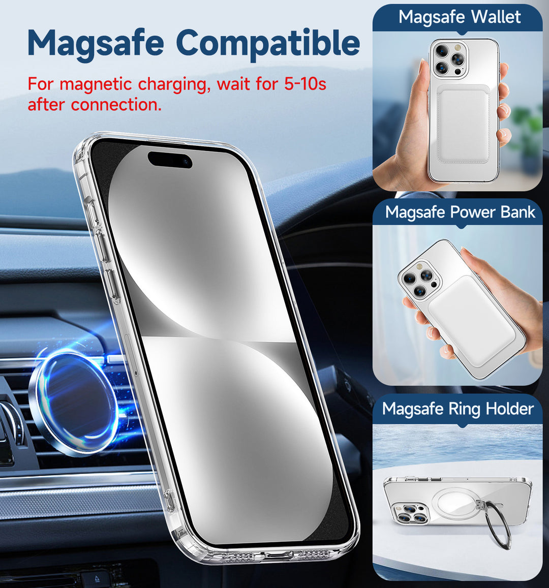 MagicJohn Phone Case with Hidden Kickstand and MagSafe Compability